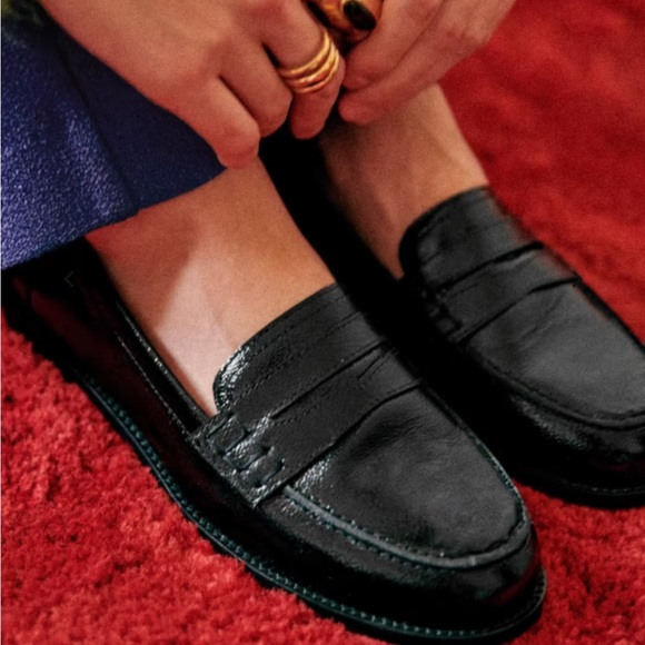 Sezane Andre loafers black laquer - Picture 1 of 5